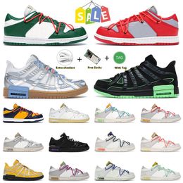 Designer Men Women Sports Running Outdoor Shoes Platform Skate Low Sneakers Rubber Green Strike Unc University Gold Lot 01-50 Trainers Skateboarding 36-48