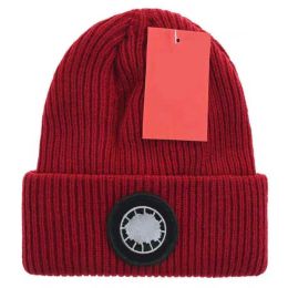 Brand Beanie/Skull Caps Designer knitted hats ins popular canada winter hat Classic Letter goose Print Knit