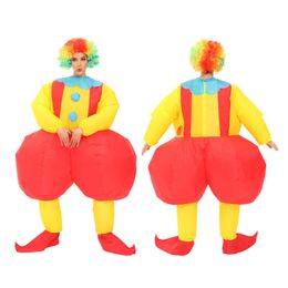 Mascot Costumes Fun Funny Big Ass Clown Iatable Costume Carnival Halloween Christmas Puppet Game Toy Anime Birthday Party Unisex Suit