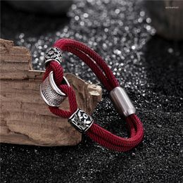 Charm Bracelets 2023 Couple Stainless Steel Bracelet Titanium Milan Rope Bead Accessories Fashion Jewellery