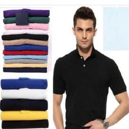 Mens Designer Polos Brand small horse Crocodile Embroidery clothing men fabric letter polo t-shirt collar casual tee shirt tops251r
