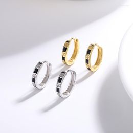 Stud Earrings S925 Sterling Silver Ring For Women: A Pair Of Fashion Commuting Versatile With Small Earhole