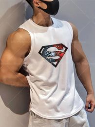 Men s Tank Tops Summer Men Gym Jogging Training Muscle Sport Quick Drying Sleeveless Shirt Male O Neck Vest Sportswear Clothing 231005