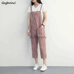 Women's Jumpsuits Rompers Jumpsuits Women Solid Simple Corduroy Suspender Overalls dents Girls Cute Harajuku Summer Loose Popular Leisure Daily FeL231005