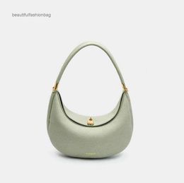 Cosmetic Bags Cases Songmont Luna 2024 Luxury Designer Underarm Hobo Shoulder Bag Half Moon Leather Purse clutch bags Womens personalized bag
