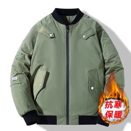 Men s Down Parkas 150KG Winter Military 2023 Outwear Mens Cotton Padded Pilot Army Bomber Coat Casual baseball Jackets Plus Size 10XL 9XL 231005