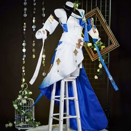 Honkai: Star Rail Bronya Cosplay Costume Beautiful Bronya Dress Costumes Halloween Party Masquerade Dress Outfit