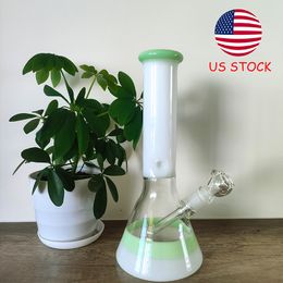 Bong con base elegante bicchiere verde da 12,6 pollici con perc. downstem diffuso