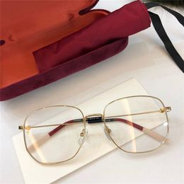 New High quality 0396 designer brand women eyewear men glasses eyeglasses Popular Fashion optical frame with original box lunette 281Z