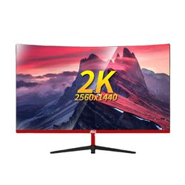 AOCSXM 27 Inch IPS 2K Curved Monitor, 75HZ Full HD Gaming Tablet LCD, DP 2560x1440