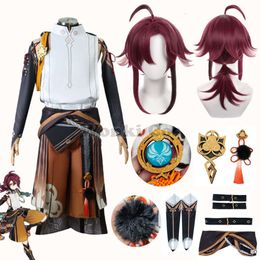 Game Genshin Shikanoin Heizou Cosplay Costume Wig Genshin Impact Heizou Shikanoin Cosplay Outfits