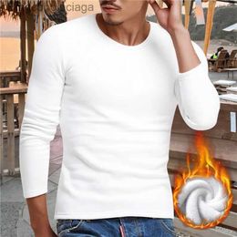 Men's Thermal Underwear New Tops Thickening Cotton Sleeve Men Long And T-shirt Clothesautumn Thermal Plush Winter Slim 2023 Hot Underwear SaleL231011