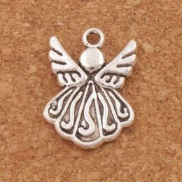 Flying Angel Wing Charms Pendants 120pcs lot 21 5x15 4mm Antique Silver L216 Jewelry Findings & Components288R