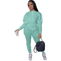 New Plus Size Two Piece Woman Tracksuits Set Top and Pants Women Clothes Casual 2pcs Outfit Sports Suit Jogging Suits Sweatsuits Jumpsuits Designer Pullover XU8Y