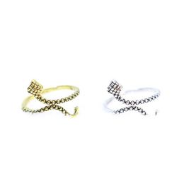 Cool Cluster Rings Unique Cluster Rings for Women Snake Shape Design 2016 New Arrival for 23225B