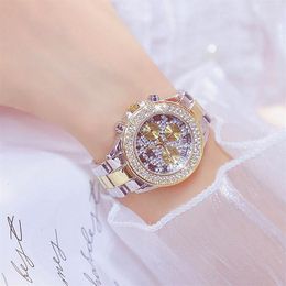 Wristwatches Full Diamond Womens Watch Brands Fashion Carter Quartz Gold Women Water Resistant Wild Ladies Wrist Watches308J