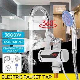 Kitchen Faucets 3000W Electric Water Heater Tap Instant Faucet Cold Heating Tankless Instantaneous