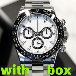 mens watches Japan VK Chronograph movement watch full stainless steel Sapphire glass 5ATM waterproof super luminous 41mm montre de279t