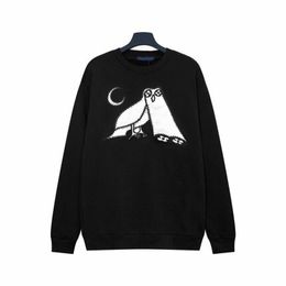 Men's Plus Size Hoodies & Sweatshirts New AOP Jacquard Letter Printing Knitted Sweater Customised Jacquard Knitting Machine Enlarged Detail Round Neck Sweater t2v14