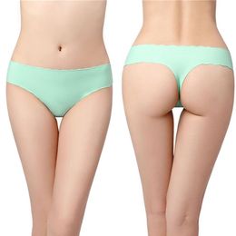 Seamless Ultrathin Sexy Panties Women Briefs Plus Size Lingerie Cotton Women's G-String Thong Low-Rise Panties String Underwe349r