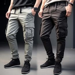 Men's Pants Sporty Cargo Multiple Pockets Street Techwear Trousers