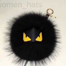 Keychains & Lanyards designer 2023 Little monster pendant for women Fox Fur Hairball Bag Hanging decoration plush accessories bag Key in 2UQR