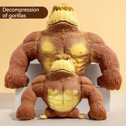 Decompression Toy Decompression Gorilla Sand Shaped Toys Cartoon Venting Soft Rubber Toy Lalale Decompression Slow Rebound Doll Stress Relief Toys 230928