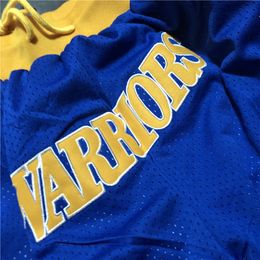 basketball shorts for mens golden blue state just don embroidered shorts made of polyester fabric