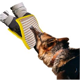 Dog Toys Chews Bite Pillow Sleeve Jute Wedge Tug Toy Pet Training Arm Protection Safe Biting Pad for Young Dogs Puppy Playing with 3 Handle 230928