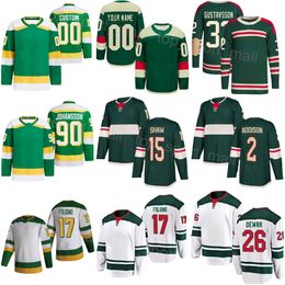 Team Hockey 2 Calen Addison Jersey 17 Marcus Foligno 29 Marc-Andre Fleury 32 Filip Gustavsson 26 Connor Dewar 90 Marcus Johansson 41 Charlie Stramel Man Woman Youth