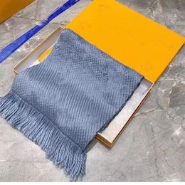 2022 fashion Paris design Cashmere Scarf men's and women's same brand letter scarf large shawl warm thickened wool 70cm 252h