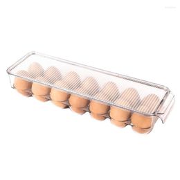 Storage Bottles Refrigerator Egg Organiser Clear Stackable Holder Rack Fresh-keeping Basket Container Kitchen Tools