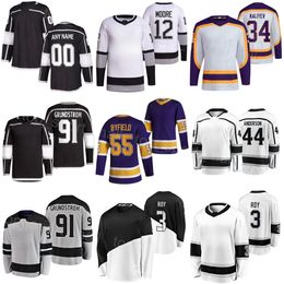 Team Hockey 29 Pheonix Copley Jersey 12 Trevor Moore 34 Arthur Kaliyev 3 Matt Roy 55 Quinton Byfield 44 Mikey Anderson Carl Grundstrom Stadium Series Man Woman Youth