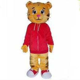 2018 High quality EVA Material Helmet cartoon Cakes Daniel Tiger Mascot Costume Daniele Tigere Mascot Costumes3103