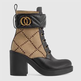 Bootsdesigner Womens Boots Italien luxuriöse Modemarke Boot Heel Height 9cm Größe 35-42 Modell SD01