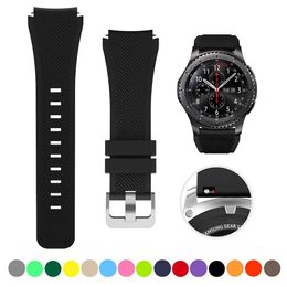 Watch Bands 20mm 22mm Band Galaxy 3 4 5 mm42mmactive 2 Gear S3 FrontierS2Sport SilICONe Bracelet GT Strap 230928