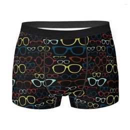 Underpants Glasses Breathbale Panties Male Underwear Sexy Shorts Boxer Briefs