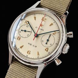 Military Watch For Man Chronograph Wrist Seagull 1963 Original ST1901 Movement Sapphire Waterproof Limited Card Wristwatches215b