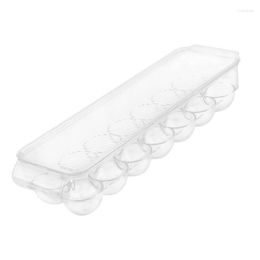 Storage Bottles Egg Holder For Refrigerator Door High Quality Plastic Fridge Rack Portable Clear Fruit Food Eggs Container Tray