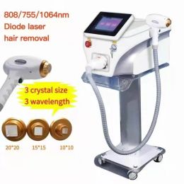 Strong Power Hair Removal Machine Vertical 3 Wavelengths 755Nm 808Nm 1064Nm Diode Laser Permanent Epilation Salon Beauty Machine With Good Price