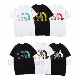 Designer Men's T-Shirts Man Tees Brand Tees Polos T Shirt Summer Round Neck Short Sleeves Outdoor Letters Print Superior Qual285N