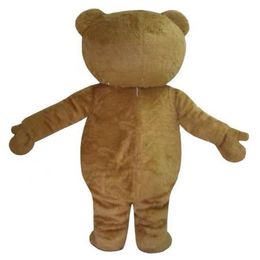 2019 Factory Outlets Teddy Bear Mascot Costume Cartoon Fancy Dress fast Adult Size207I
