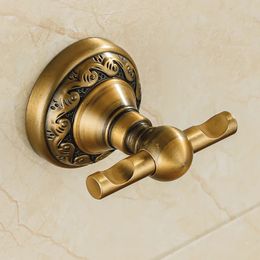 Towel Racks . Robe Hook Clothes Hook Aluminium Construction with Antique Brass Finish Bathroom Hook Bathroom Accessory YT-13902 230926