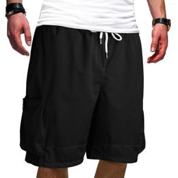 Men's Shorts Mens Solid Colour Button Casual All Fashionable Woven Cargo Pants With Pockets