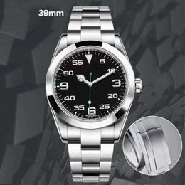 U1 High quality Casual Business Mens womens Watch 39mm Glowing finger Stainless Steel bracelet mechanical Automatic Watches sapphi312n