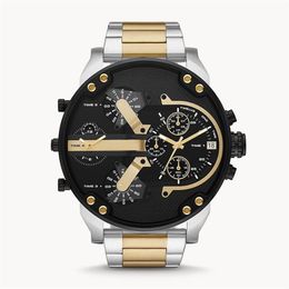 DZ watch Mr Daddy 2 0 Chronograph Two-Tone Stainless Steel Watch DZ74592983