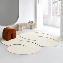 Carpets Living Room Carpet Large Area Home Decoration Modern Minimalism Fluffy Hairy Comfortable Rug Anti Slip Cute Coffee Table Mat 230928