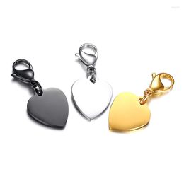 Keychains Domilay Fashion Stainless Steel Female Keychain Peach Heart Key Chain For Women's Bag Accessories Jewelry