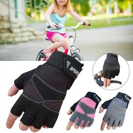 Cycling Gloves Road Bike Sports Half Finger Anti Slip Bicycle MTB For Teenagers Kid And Small Women 231005