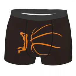 Underpants Man Basketball Game Player Underwear Sports Lover Humour Boxer Shorts Panties Homme Soft S-XXL